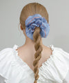 Stripe Shirring Scrunchie