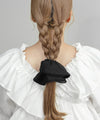 Natural Color Flare Scrunchie