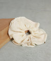 Natural Color Flare Scrunchie