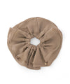 Natural Color Flare Scrunchie