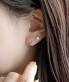 ビジュー×スターピアス［4ペアセット］