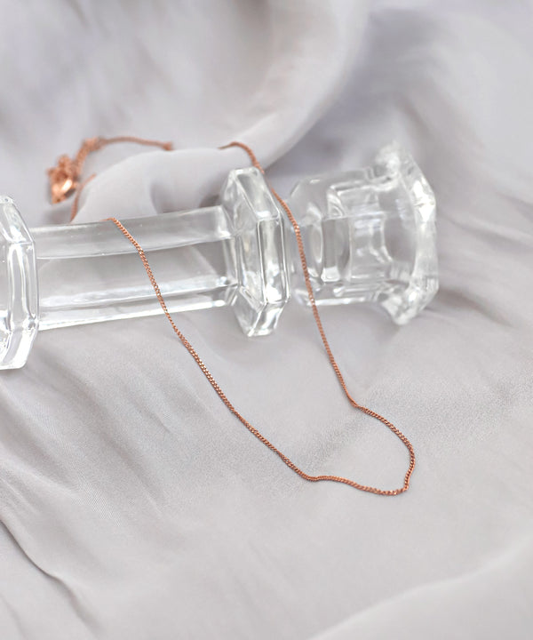 【ステンレス】スリムチェーンネックレス