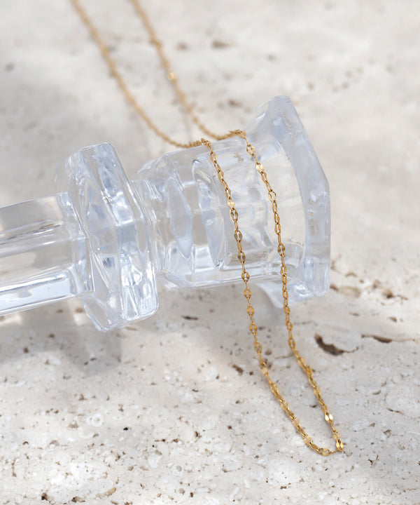 [Stainless Steel] Eclair Chain Necklace