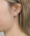 【ステンレス】ニュアンスフープピアス