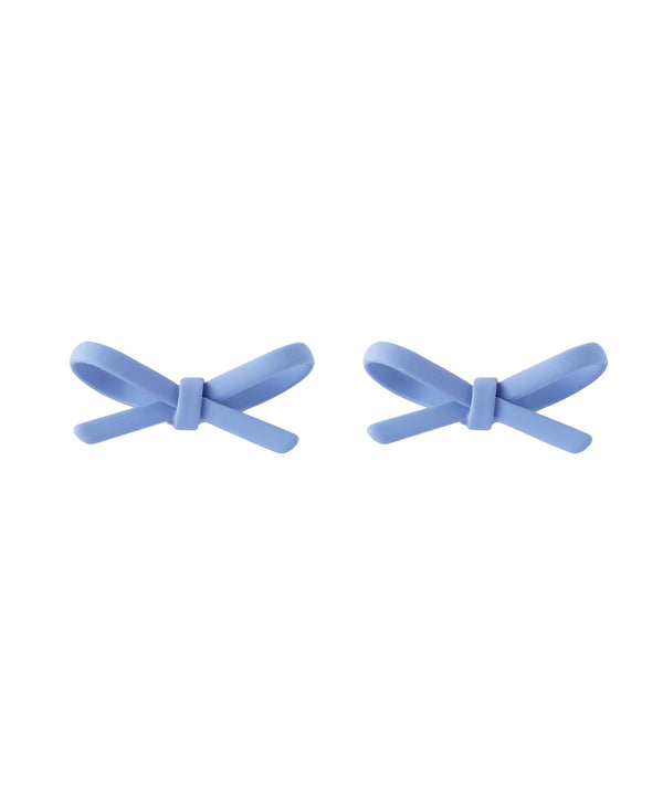 Matte Color Ribbon Earrings