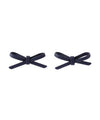 Matte Color Ribbon Earrings