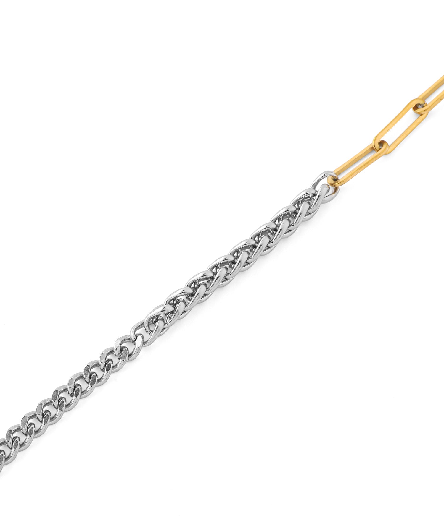 ANEMONE】【ステンレス】コンビカラーマンテルブレスレット｜アネモネ