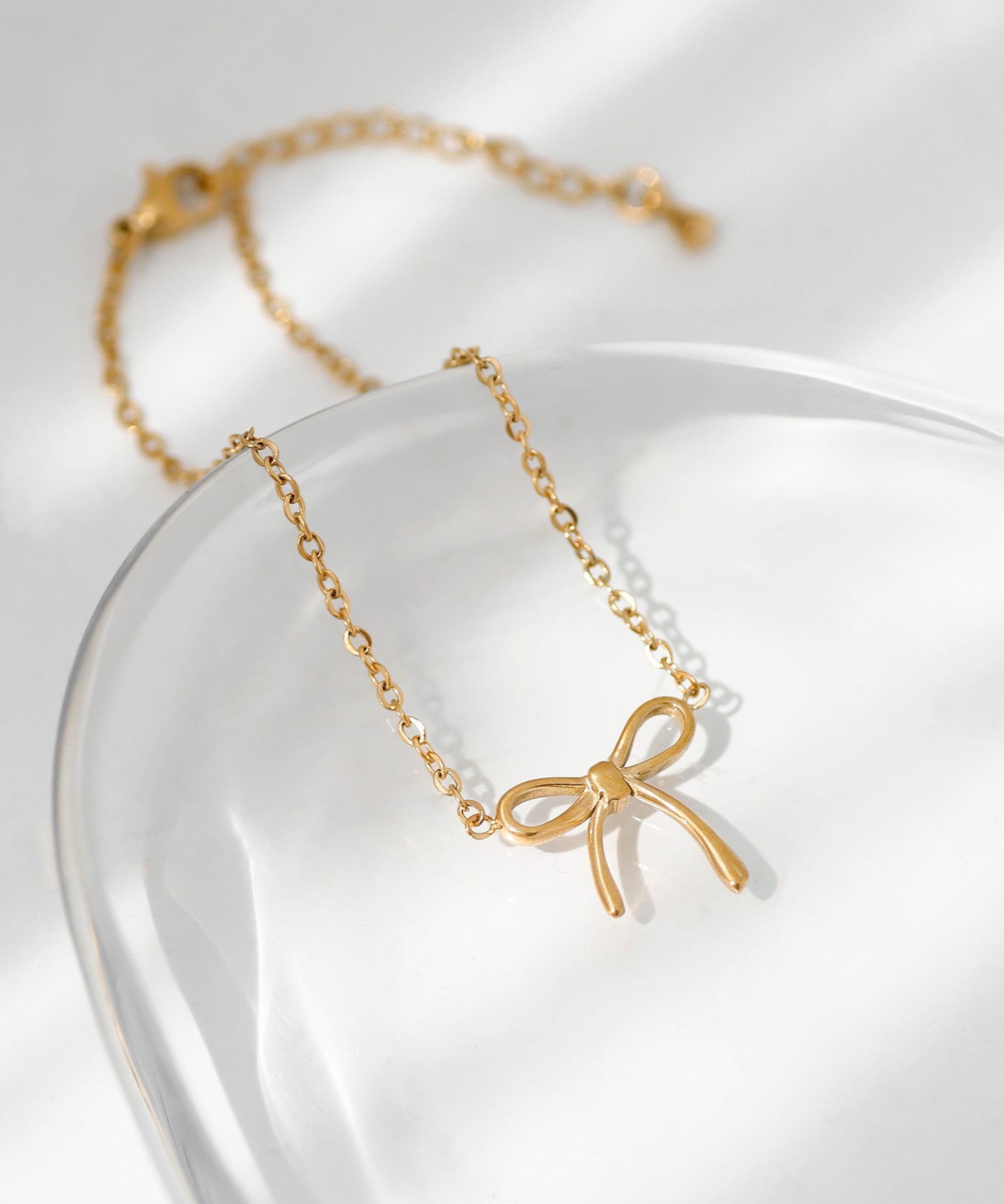 ANEMONE】【ステンレス】メタルリボンブレスレット｜アネモネ