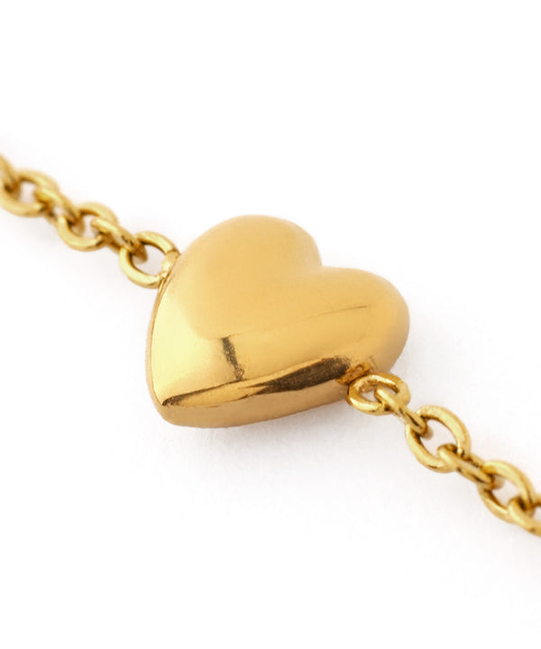 [Stainless Steel] Heart Station Bracelet