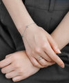 [Stainless Steel] Heart Station Bracelet