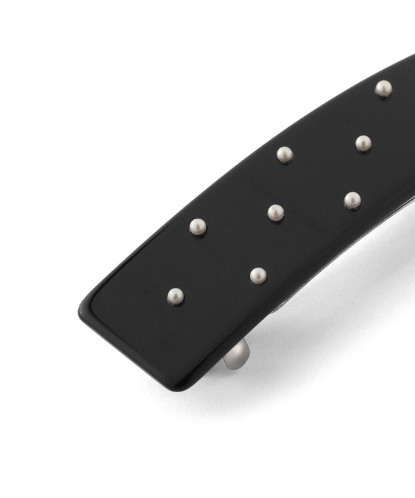 Dot Pearl Square Barrette