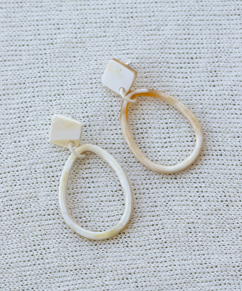 水牛角のピアス[Ownideal]