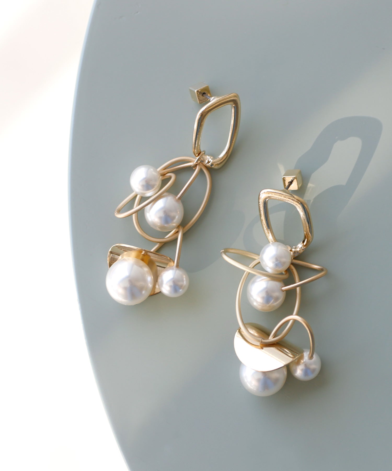 AMERI ニッケルフリーメタルパールボリュームピアス　新品未使用 NICKEL FREE METAL PEARL VOLUME PIERCE