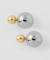 Sphere Back Catch Earrings [Ownideal]