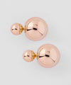 Sphere Back Catch Earrings [Ownideal]