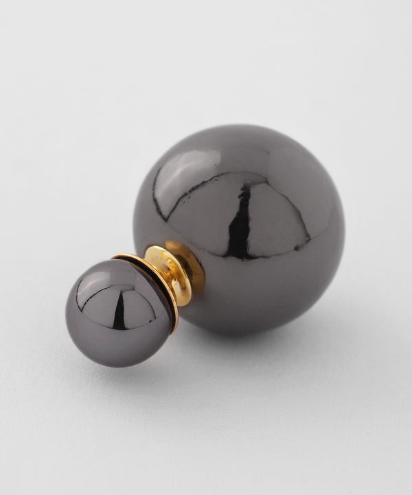 Sphere Back Catch Earrings [Ownideal]