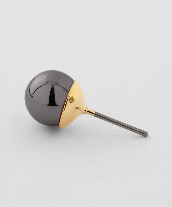 Sphere Back Catch Earrings [Ownideal]