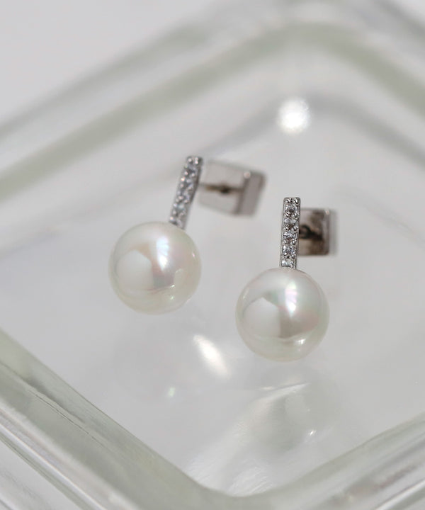 パールピアス[silver925][Sheerchic]