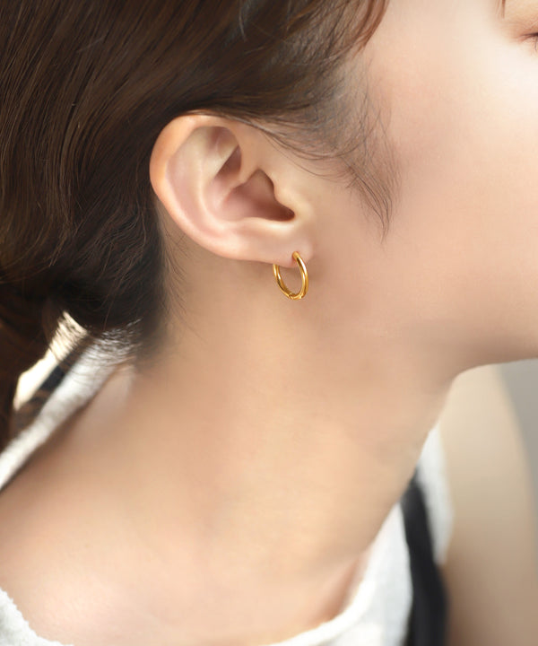 【ステンレス】フープピアス