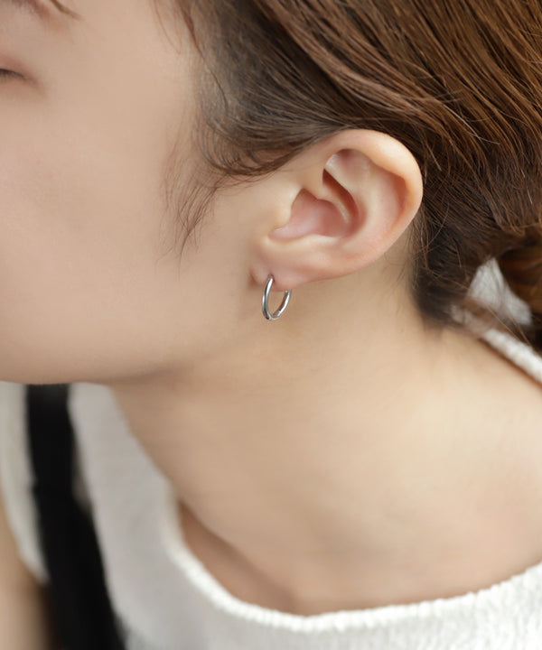 【ステンレス】フープピアス