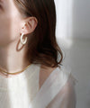 Matte Hoop Earrings [M] [Ownideal]