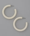 Matte Hoop Earrings [L] [Ownideal]