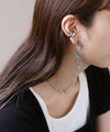 カラーラインバックキャッチピアス[Ownideal]