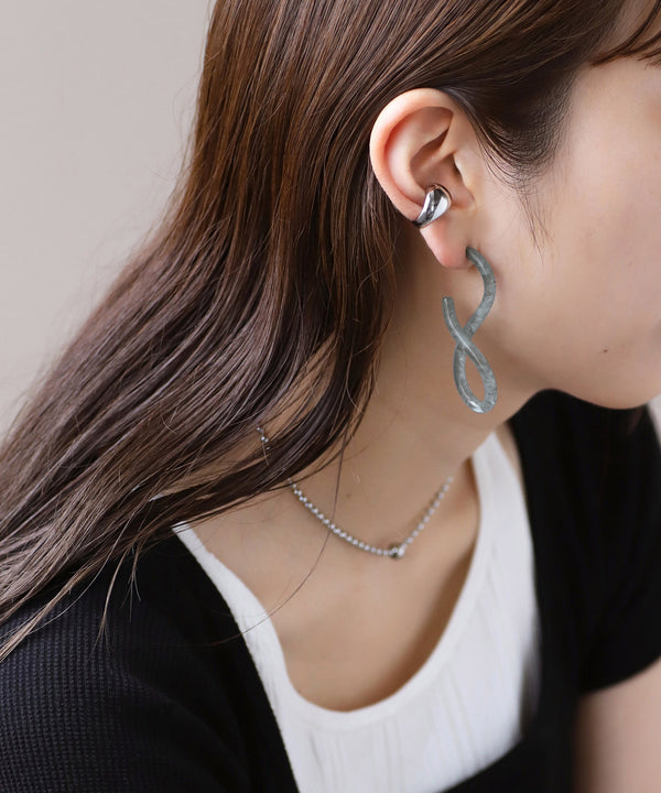 カラーラインバックキャッチピアス[Ownideal]