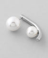 Pearl back-catch earrings [stainless steel] [Ownideal]
