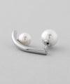 Pearl back-catch earrings [stainless steel] [Ownideal]