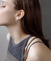 Pearl back-catch earrings [stainless steel] [Ownideal]