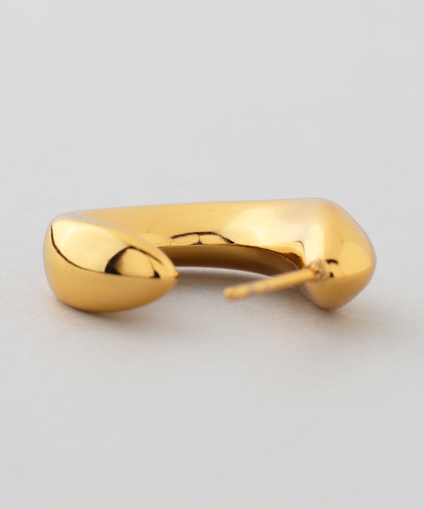 ボールドフープピアス[ステンレス][Ownideal]