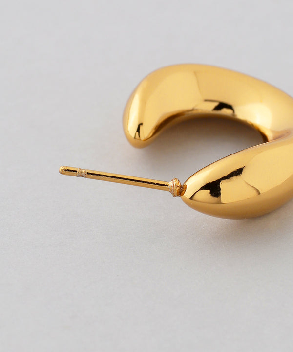 ボールドフープピアス[ステンレス][Ownideal]