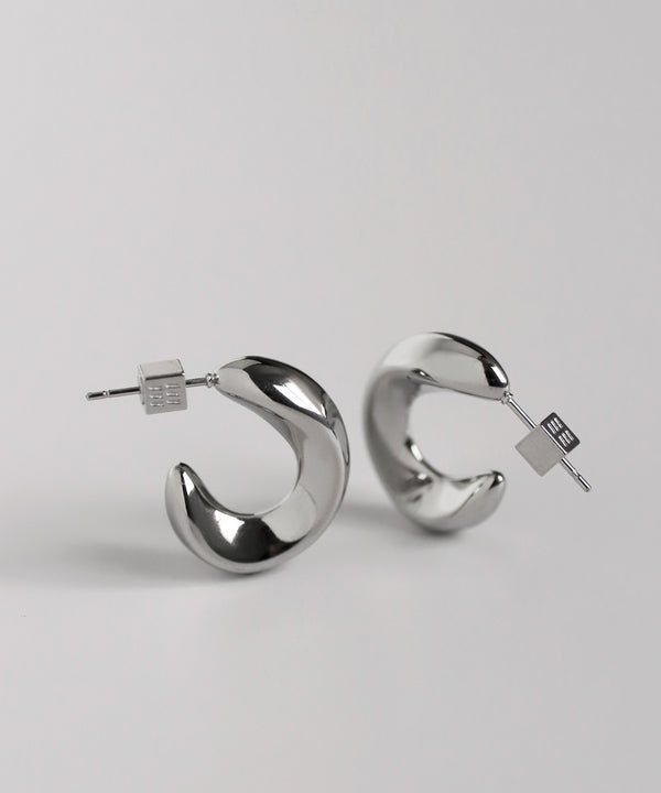 ボールドフープピアス[ステンレス][Ownideal]