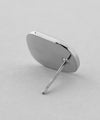 Shell Square Earrings [Stainless Steel] [Ownideal]