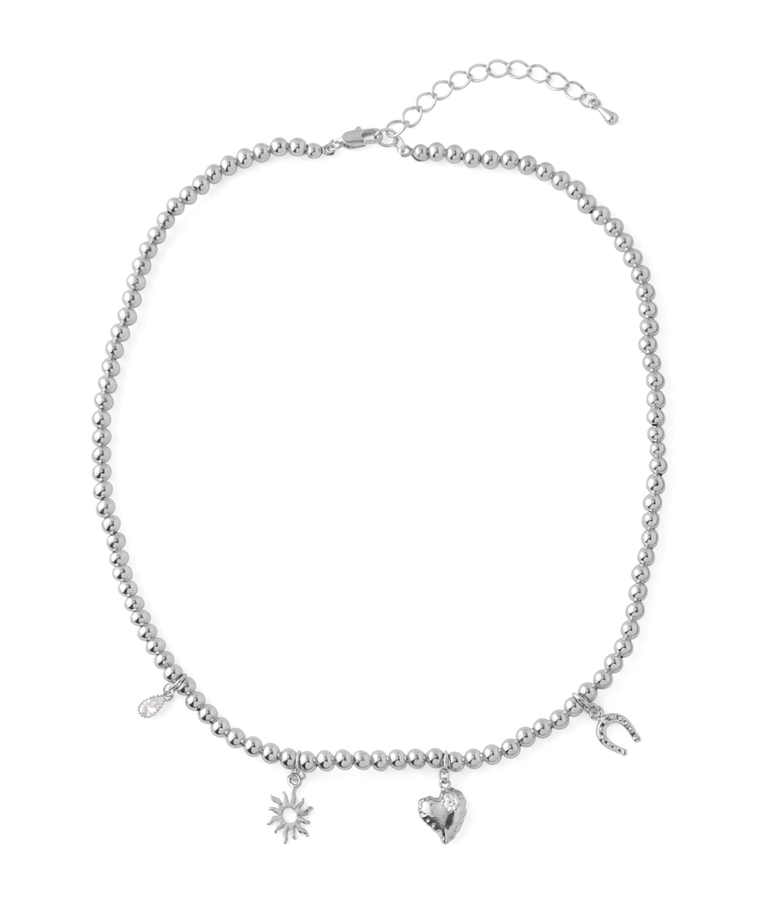 ANEMONE】チャーム×ボールチェーンネックレス｜アネモネ