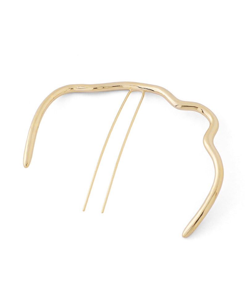 Wave Line Metal Comb