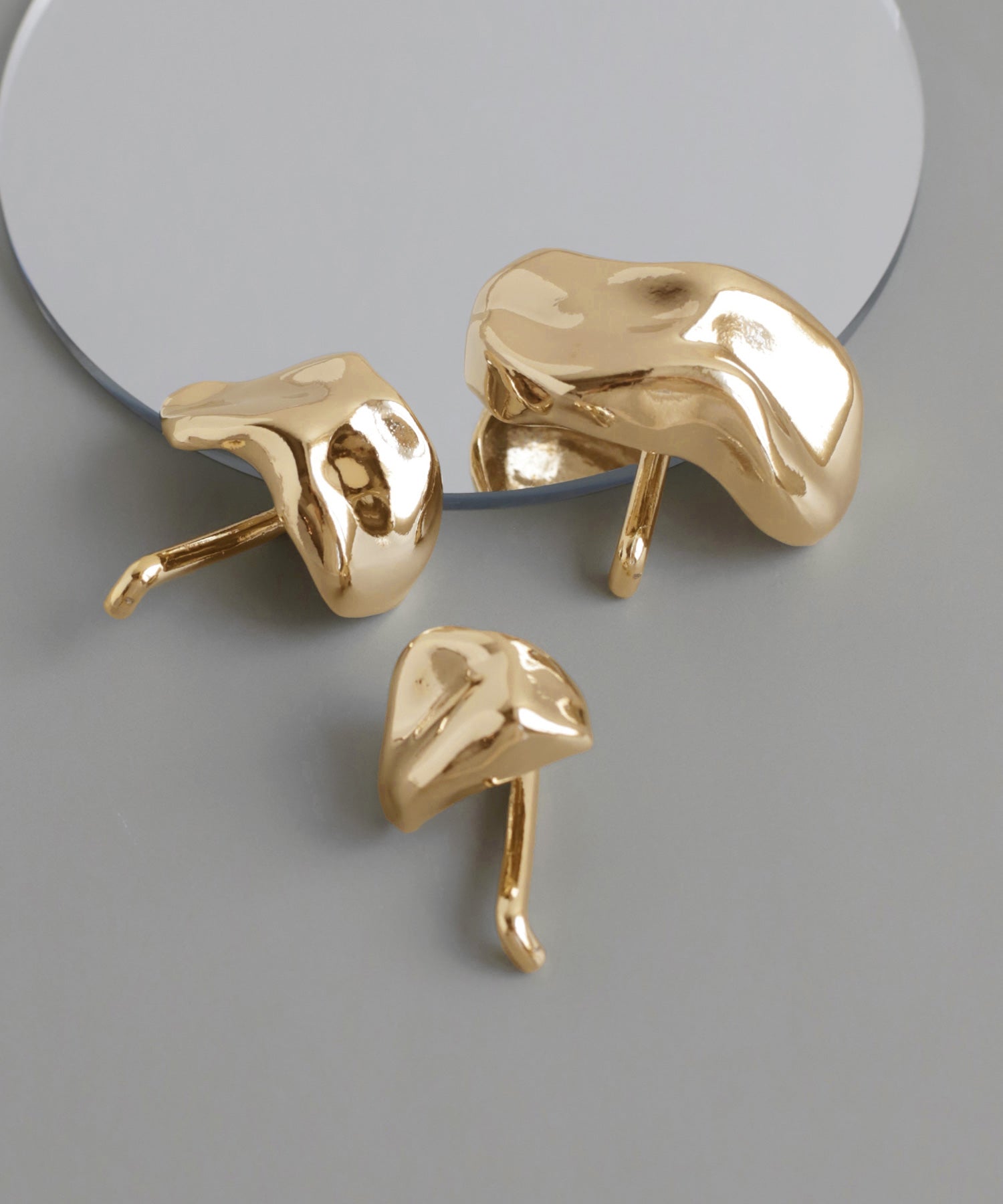 ANEMONE】ニュアンスメタルポニーフック[3個セット][Hanayome