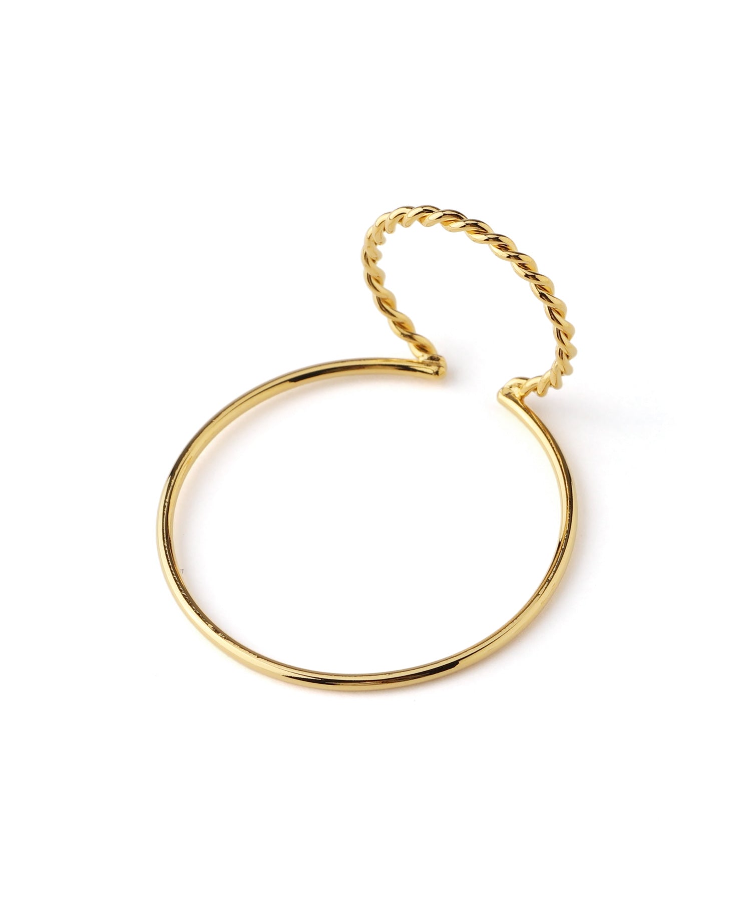 ハンドメイドmi mimi33】スクエアビジューフォークリング[Sheerchic]｜アネモネ