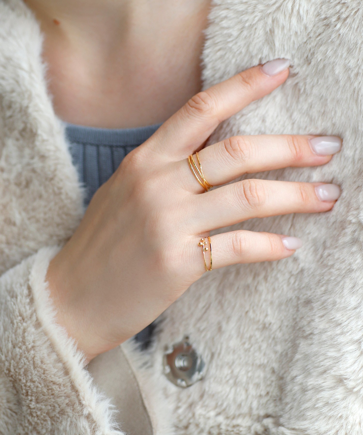 mimi33】メタルポイントピンキーリング[UMU][Sheerchic]｜SANPO ONLINE