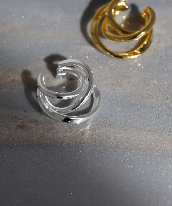 ツイストボリュームイヤーカフ[UMU][Ownideal]