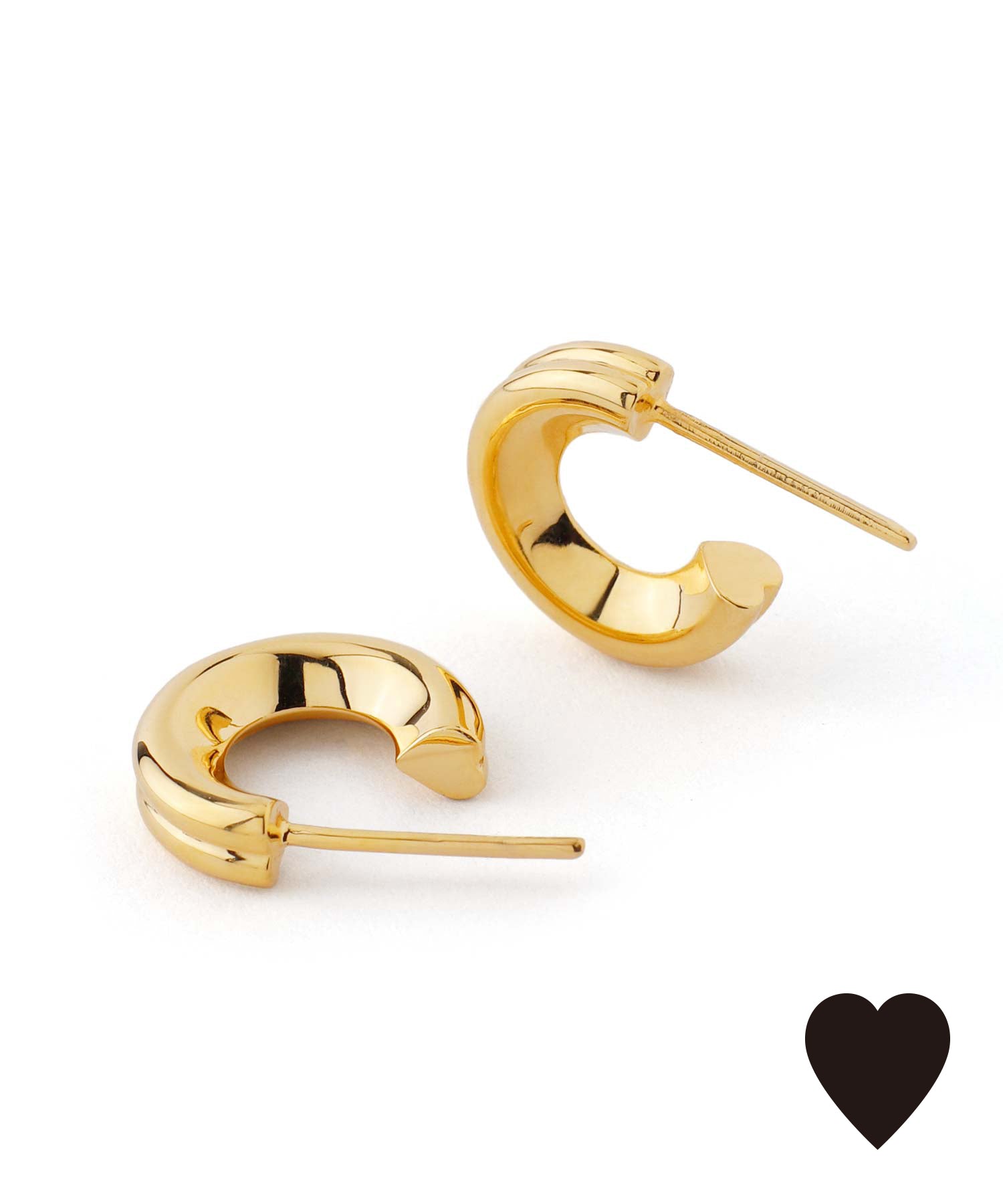 ピアス　No.4932 mimi33】ハートフープピアス[ステンレス][UMU]｜SANPO ONLINE(サンポー