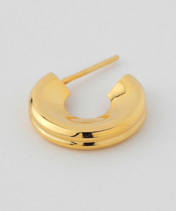 スリムハートフープピアス[Object hoop-stainless-][UMU]