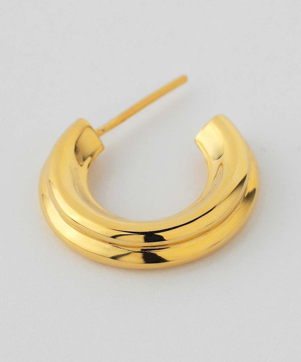 ニュアンスハートフープピアス[Object hoop-stainless-][UMU]