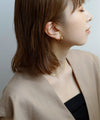 ニュアンスハートフープピアス[Object hoop-stainless-][UMU]