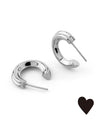 ニュアンスハートフープピアス[Object hoop-stainless-][UMU]