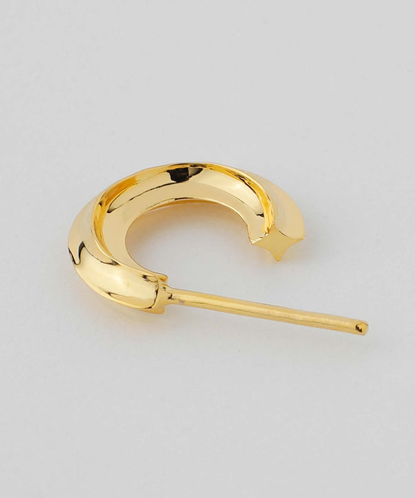 ダイヤフープピアス[Object hoop-stainless-][UMU]