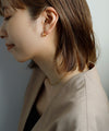 ダイヤフープピアス[Object hoop-stainless-][UMU]