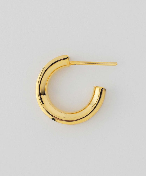 ムーンフープピアス[Object hoop-stainless-][UMU]