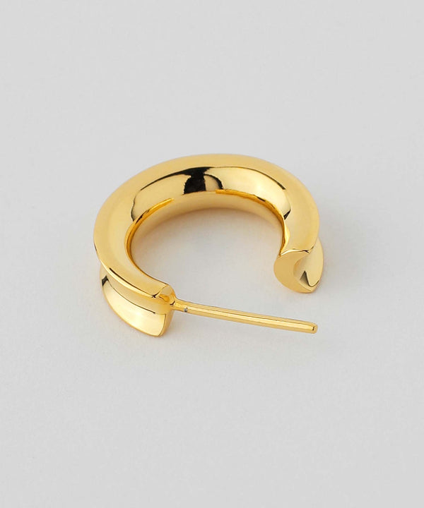 ムーンフープピアス[Object hoop-stainless-][UMU]